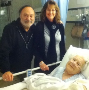Joseph and Tammy Tkach visit an Australian member in the hospital