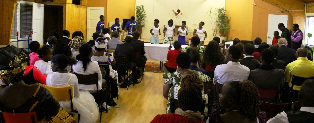 Burundese congregation at Zuthpen