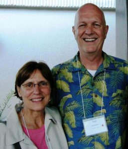 Ted Johnston with his wife Donna