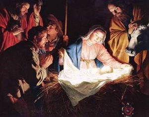 "Adoration of the Shepherds" by Gerard van Honthorst, 1622