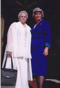 Carol  Schantz with her mother