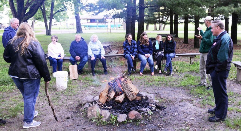 wisconsin retreat campfire