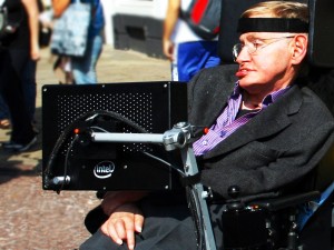 Stephen Hawking in Cambridge (Creative Commons attribution)