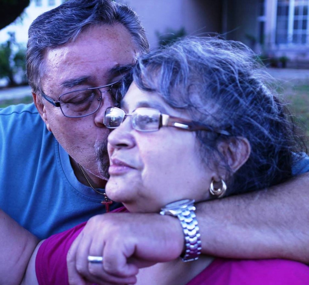 Raul with his mother