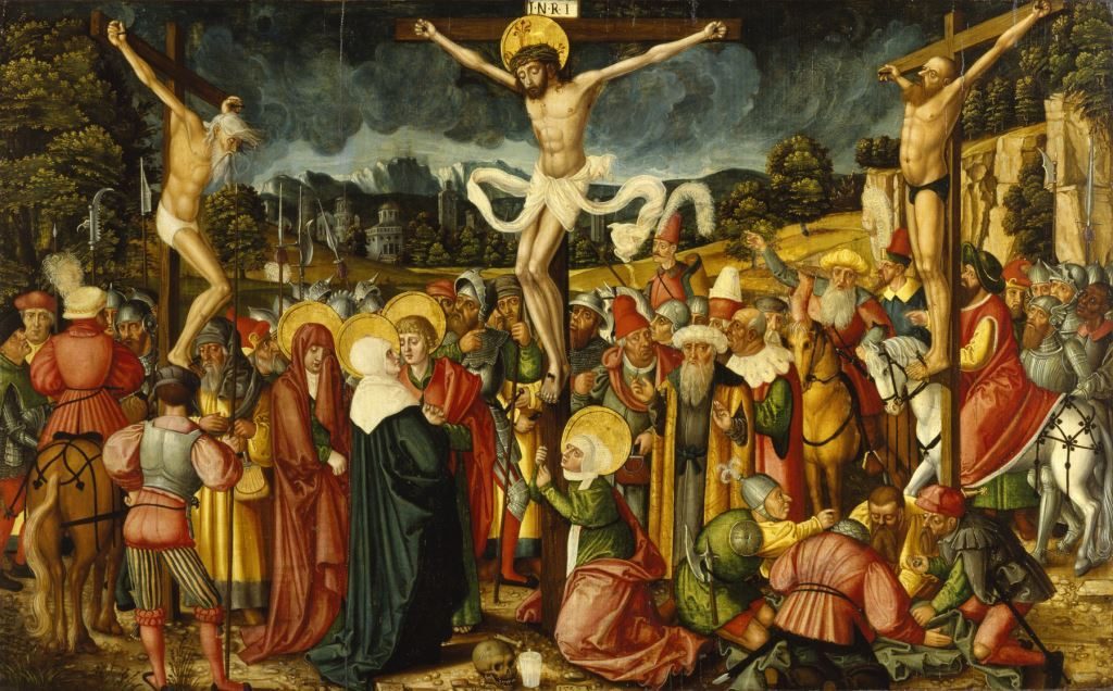 Crucifixion by Peter Gertner (public domain via Wikimedia Commons0