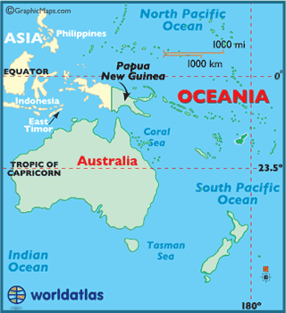 Australia Papua New Guinea Map Papua New Guinea – Gci Update