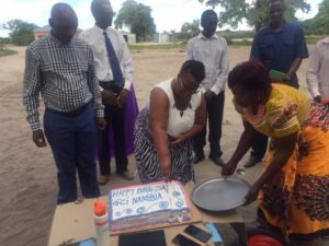 GCI Namibia cake cutting