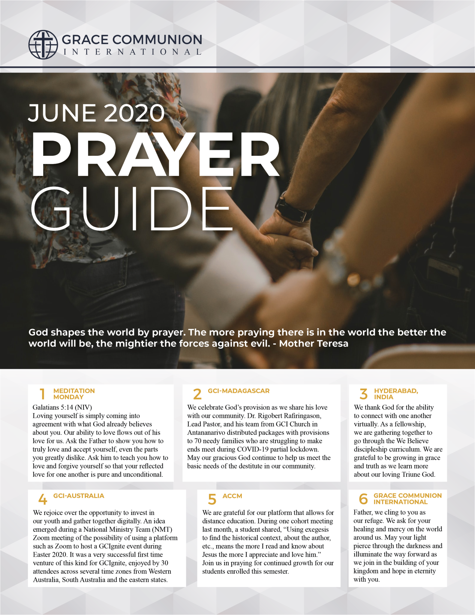 June Prayer Guide GCI Update