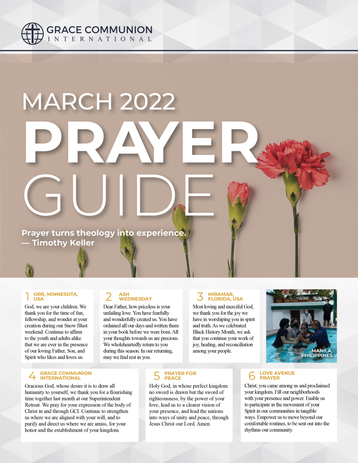 GCI Prayer Guide March 2022 GCI Update